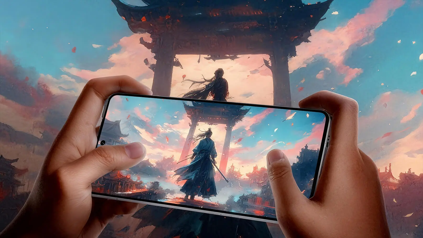 QUICKQ artwork for a multi-device setup